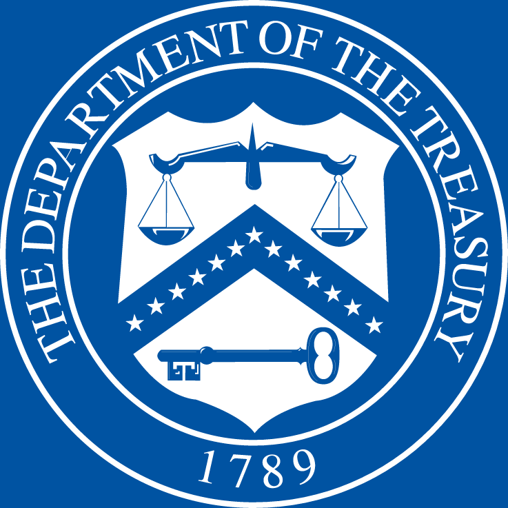 Department of the Treasury Logo